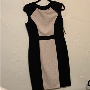 Metaphor Black and Blush Knit Dress